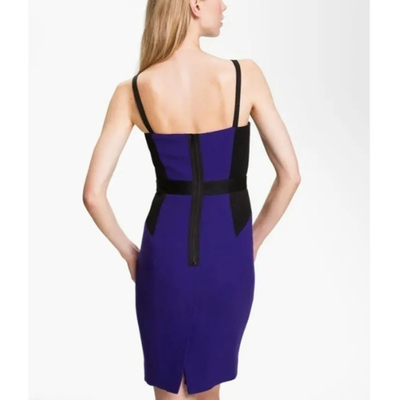 Milly Clarisse Dress Sz 8 Purple Vintage Bustier Cocktail Homecoming Formal EUC - Picture 2 of 10